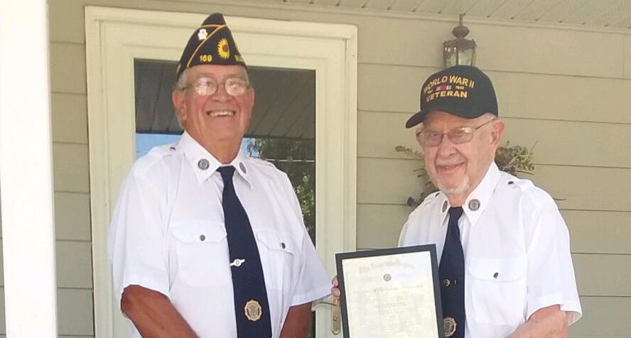 Legion members honored
